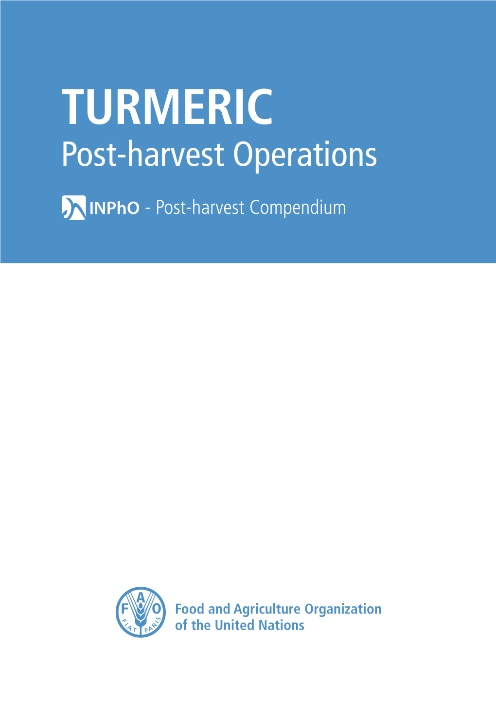 TURMERIC: Post-Harvest Operations Page 2