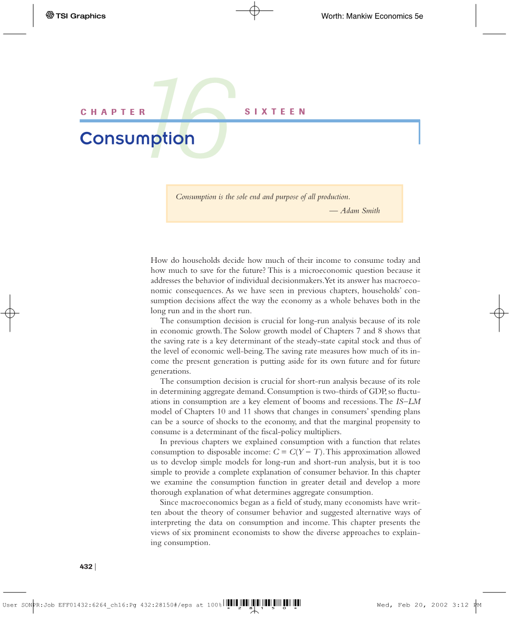 16Consumption