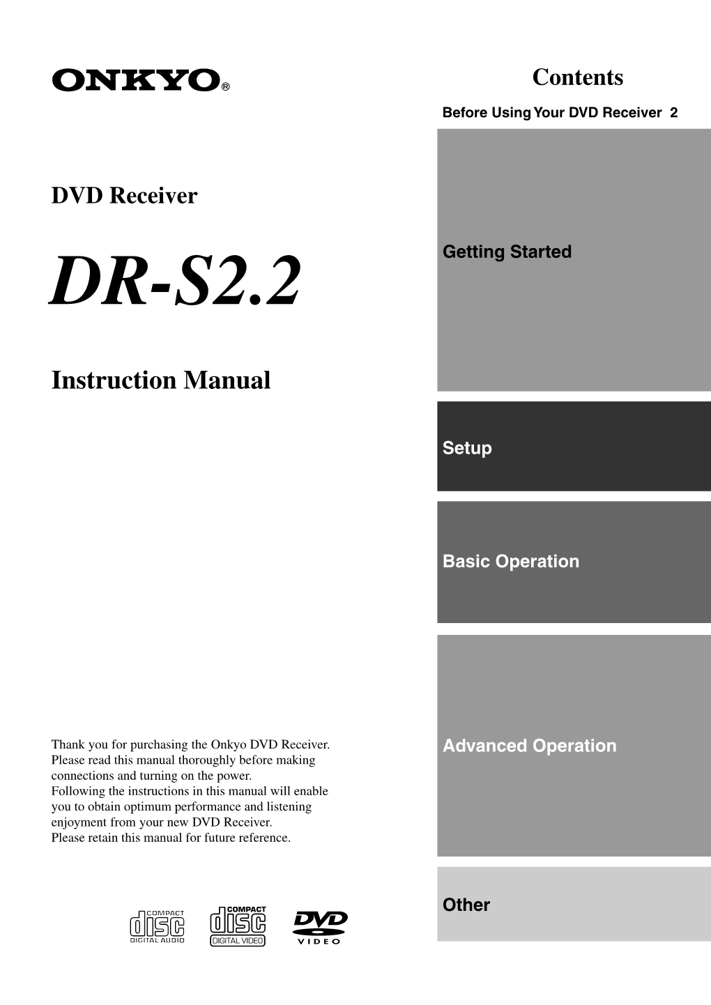 DR-S2.2 Getting Started