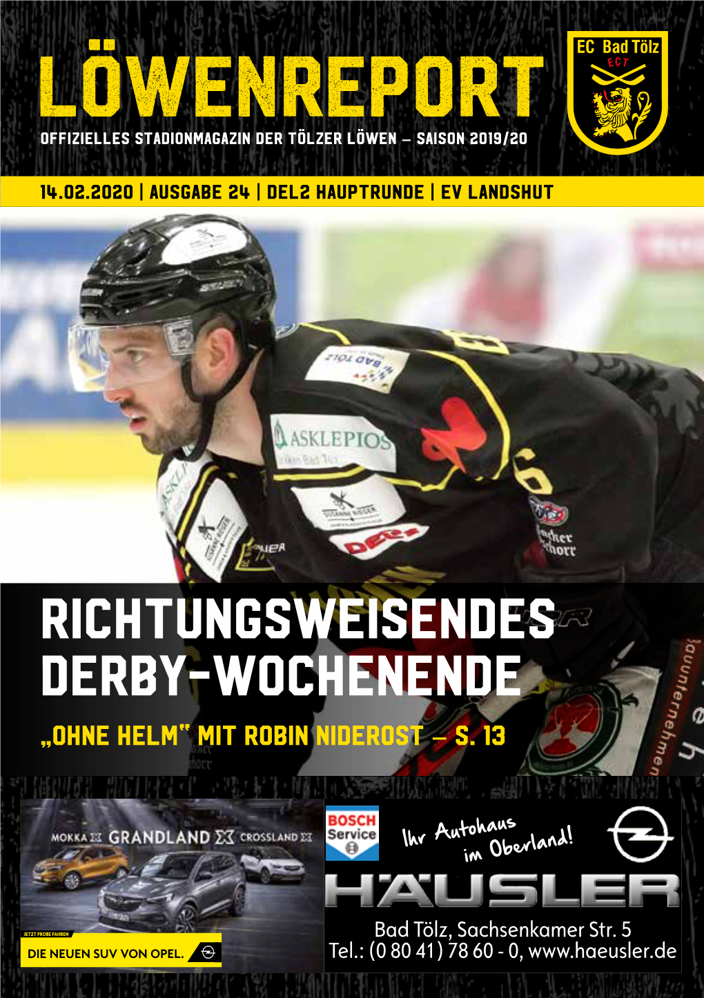 14.02.2020 – Tölzer Löwen Vs. EV Landshut