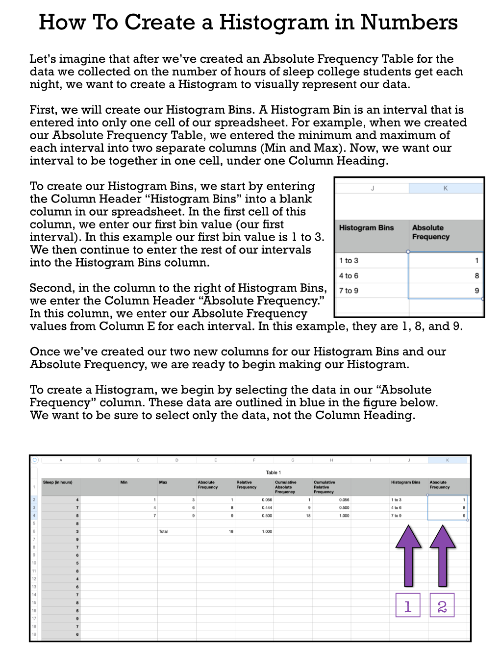 How to Create a Histogram in Numbers