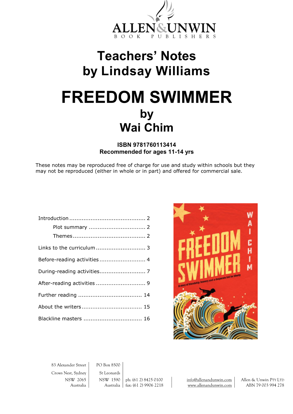 FREEDOM SWIMMER by Wai Chim