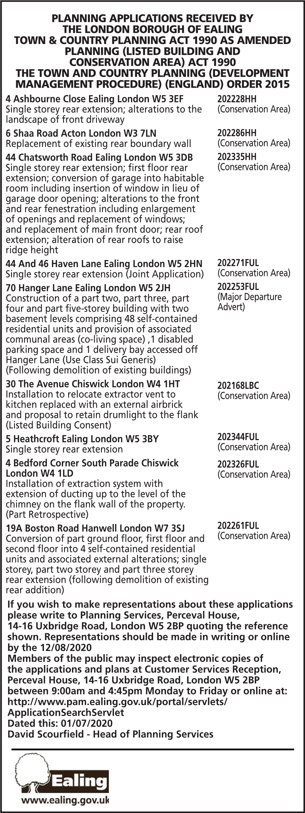 Planning Applications