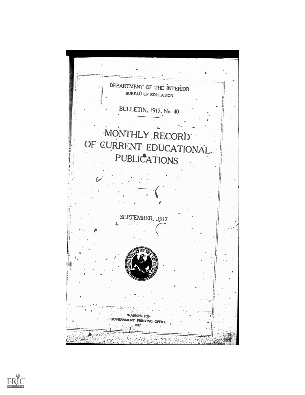 Recorb of CURRENTEDUCATIONAL PUBLICATIONS