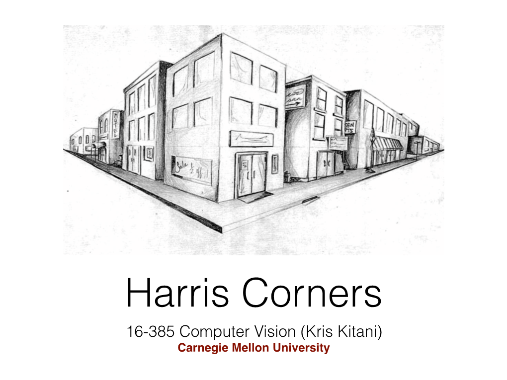6.2 Harris Corner Detector