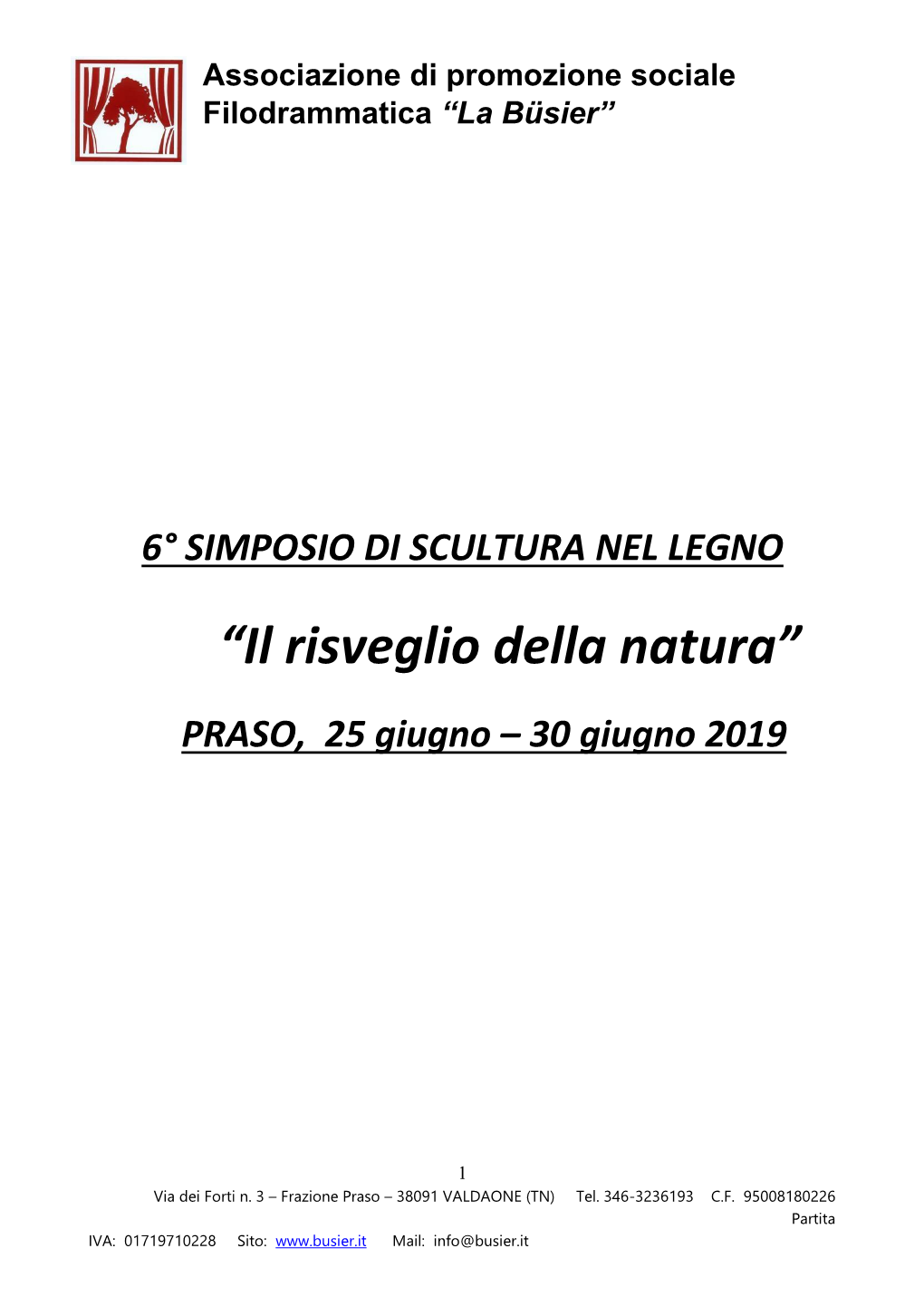 6° Simposio Di Scultura Del Legno Di Praso Pag