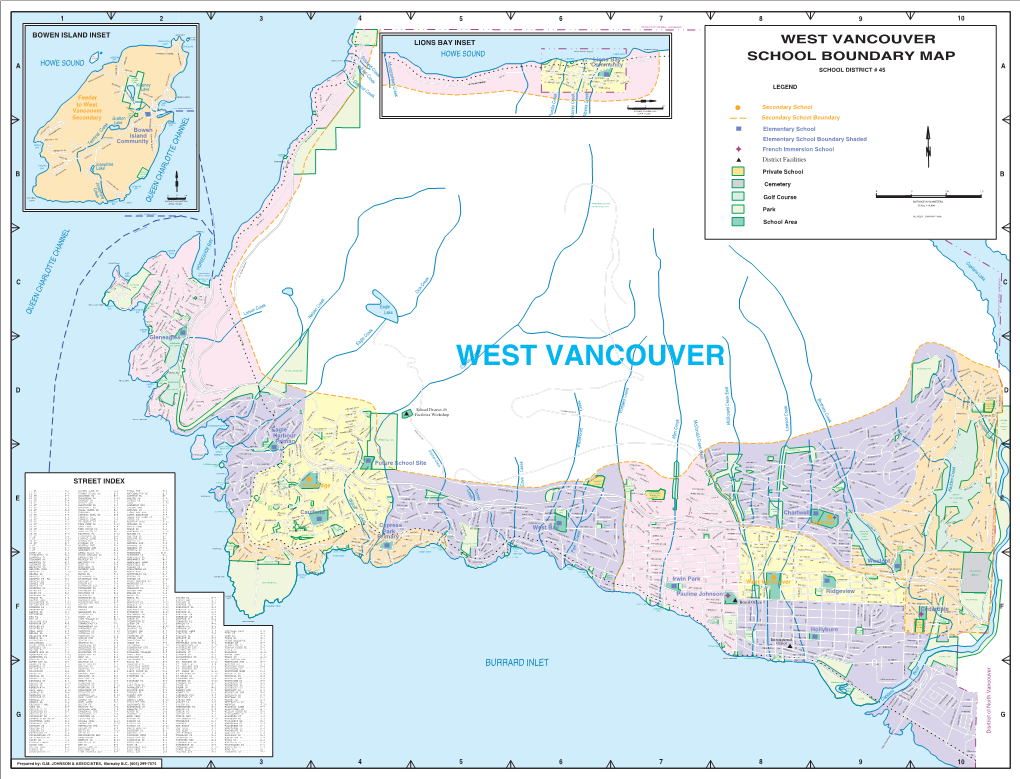 West Vancouver School Boundary