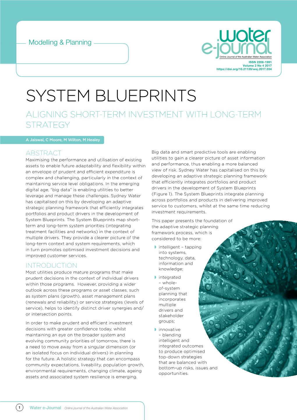 System Blueprints Aligning Short-Term Investment with Long-Term Strategy