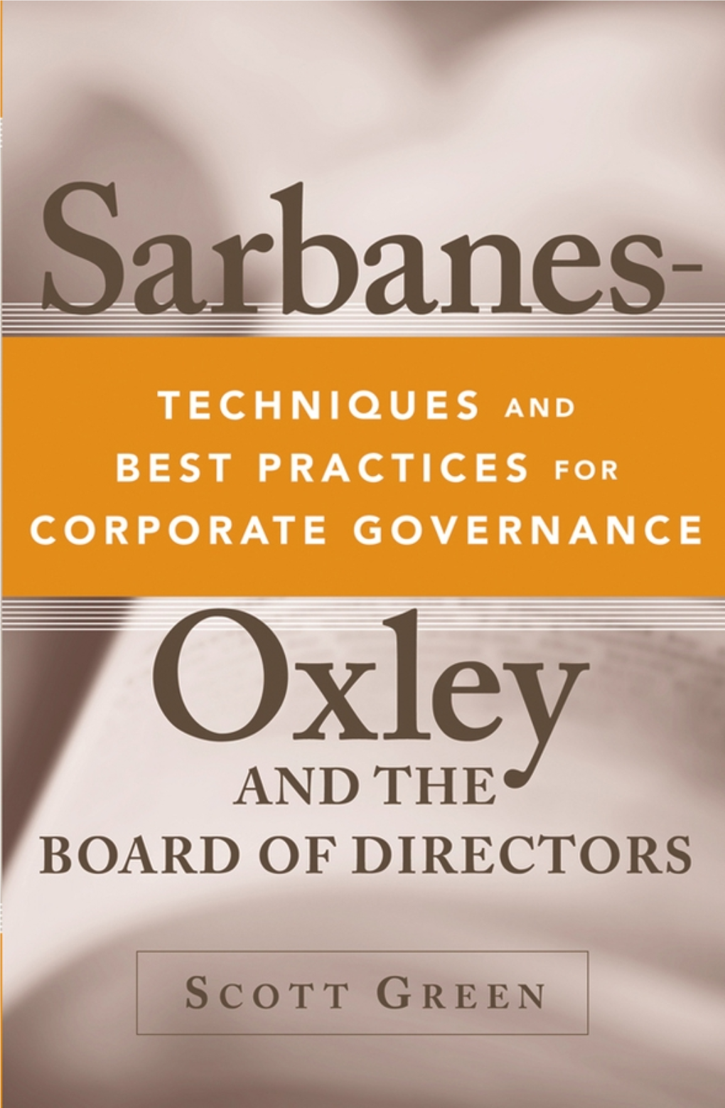 Techniques and Best Practices for Corporate Governance