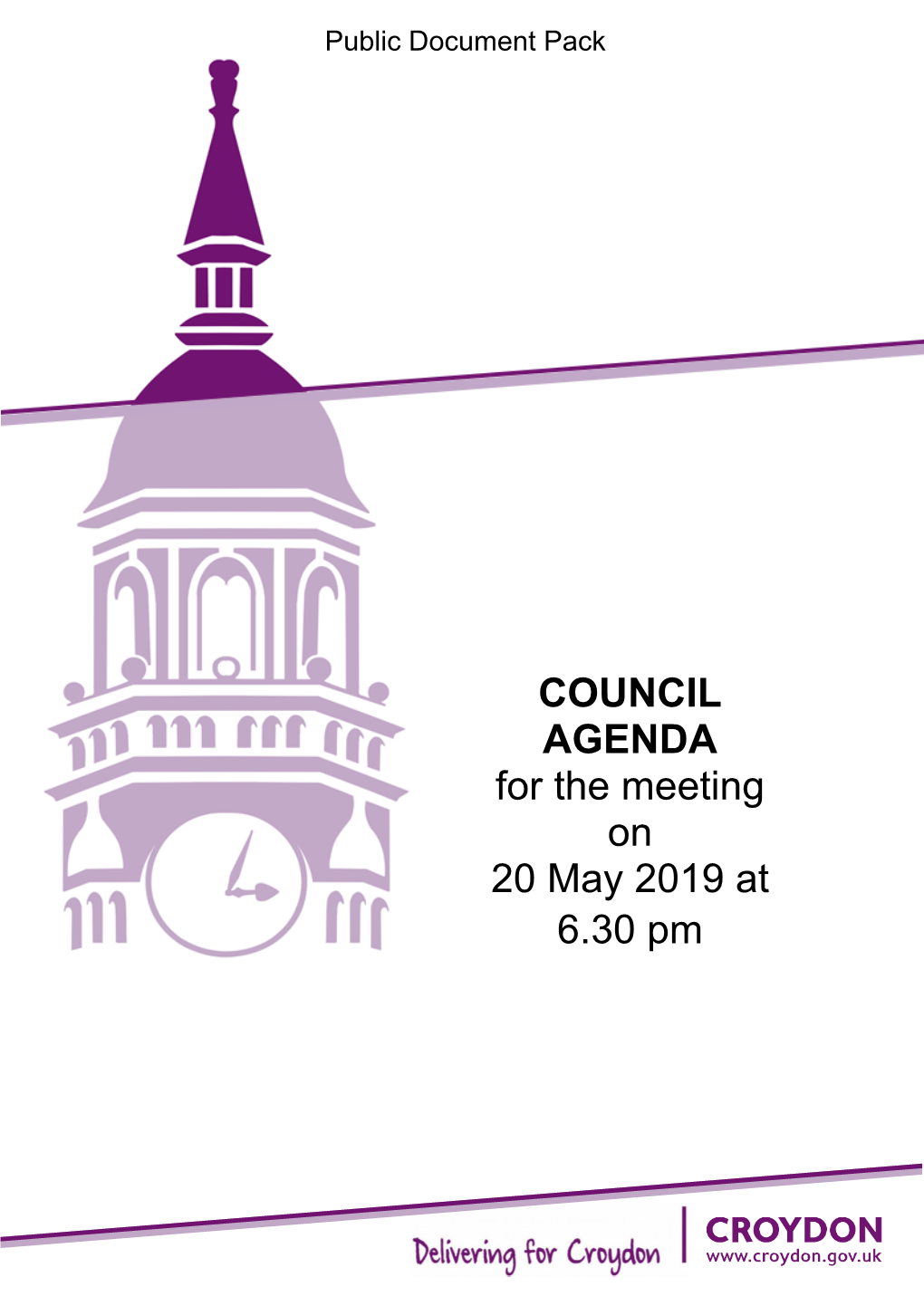 (Public Pack)Agenda Document for Council, 20/05/2019 18:30