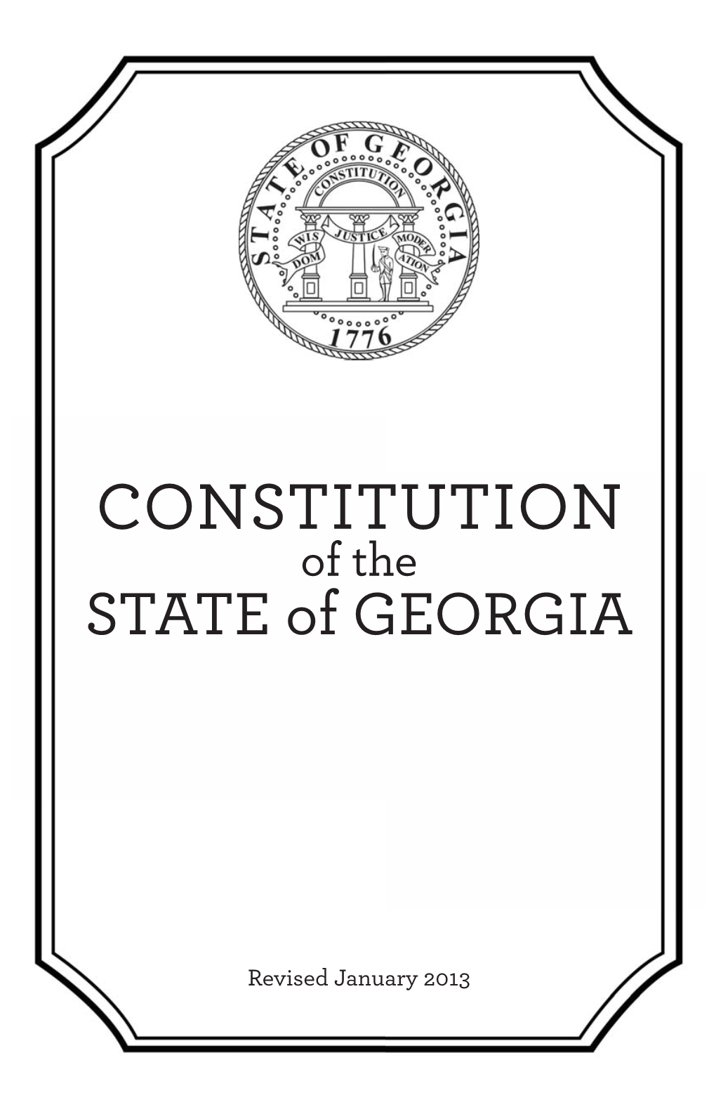 CONSTITUTION of the STATE of GEORGIA