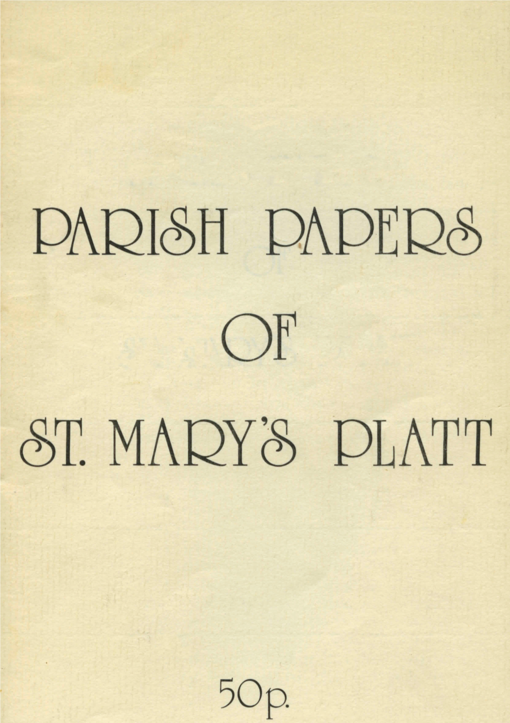 Parish Papers.Pdf