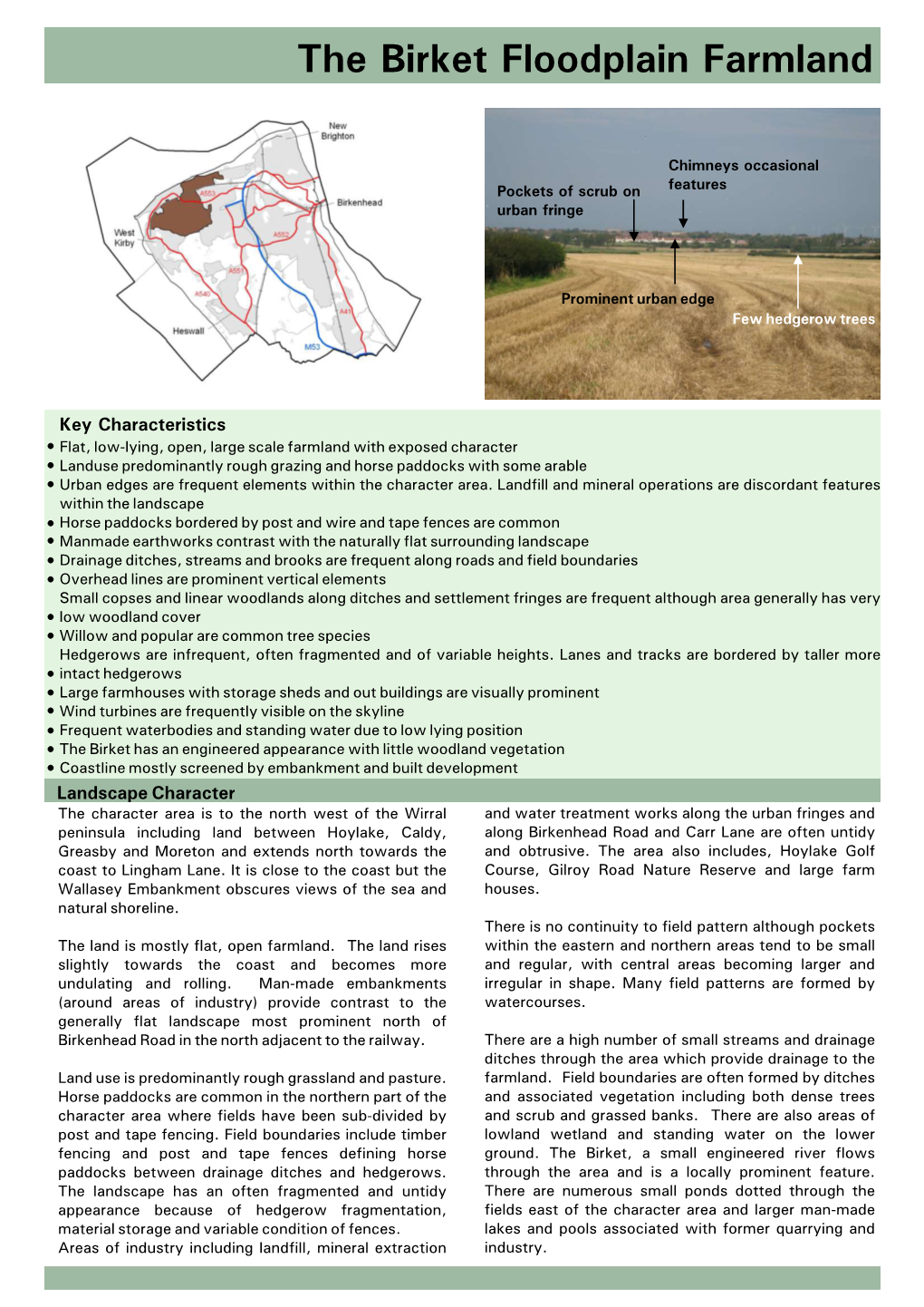 The Birket Floodplain Farmland.Pdf