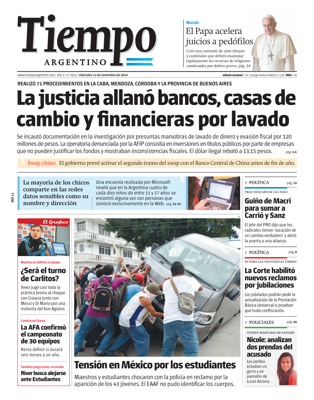 La Justicia Allanó Bancos, Casas De Cambio Y Financieras Por Lavado