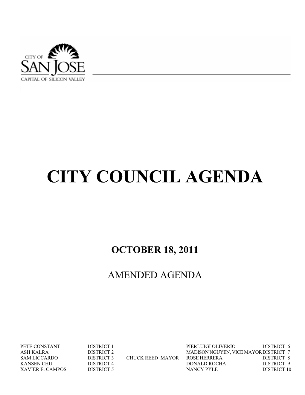 City Council Agenda