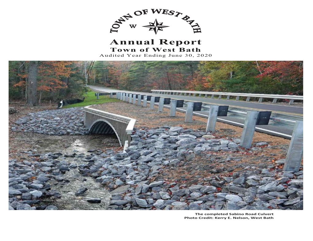 2020 West Bath Annual Report