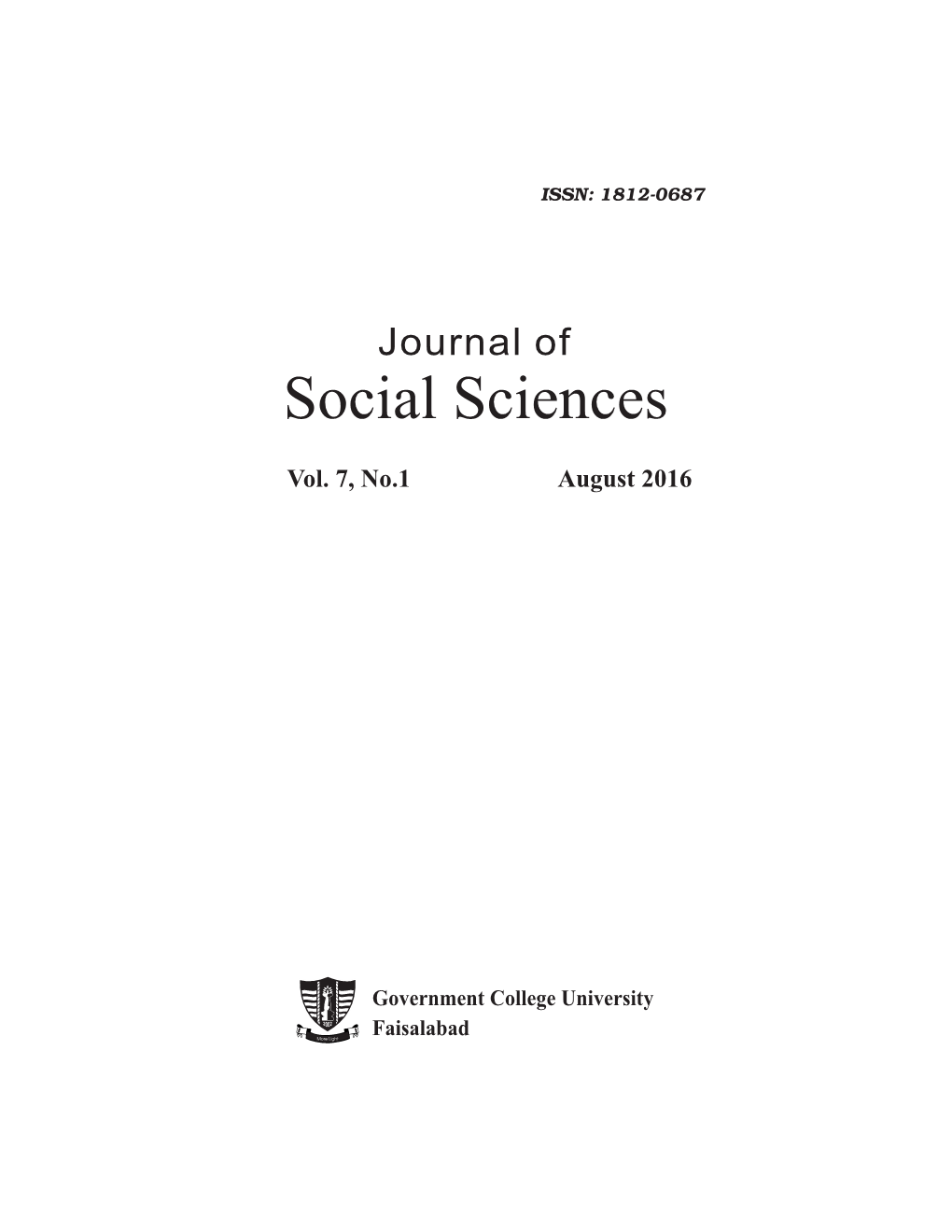 JSS-Vol-7-Issue-1