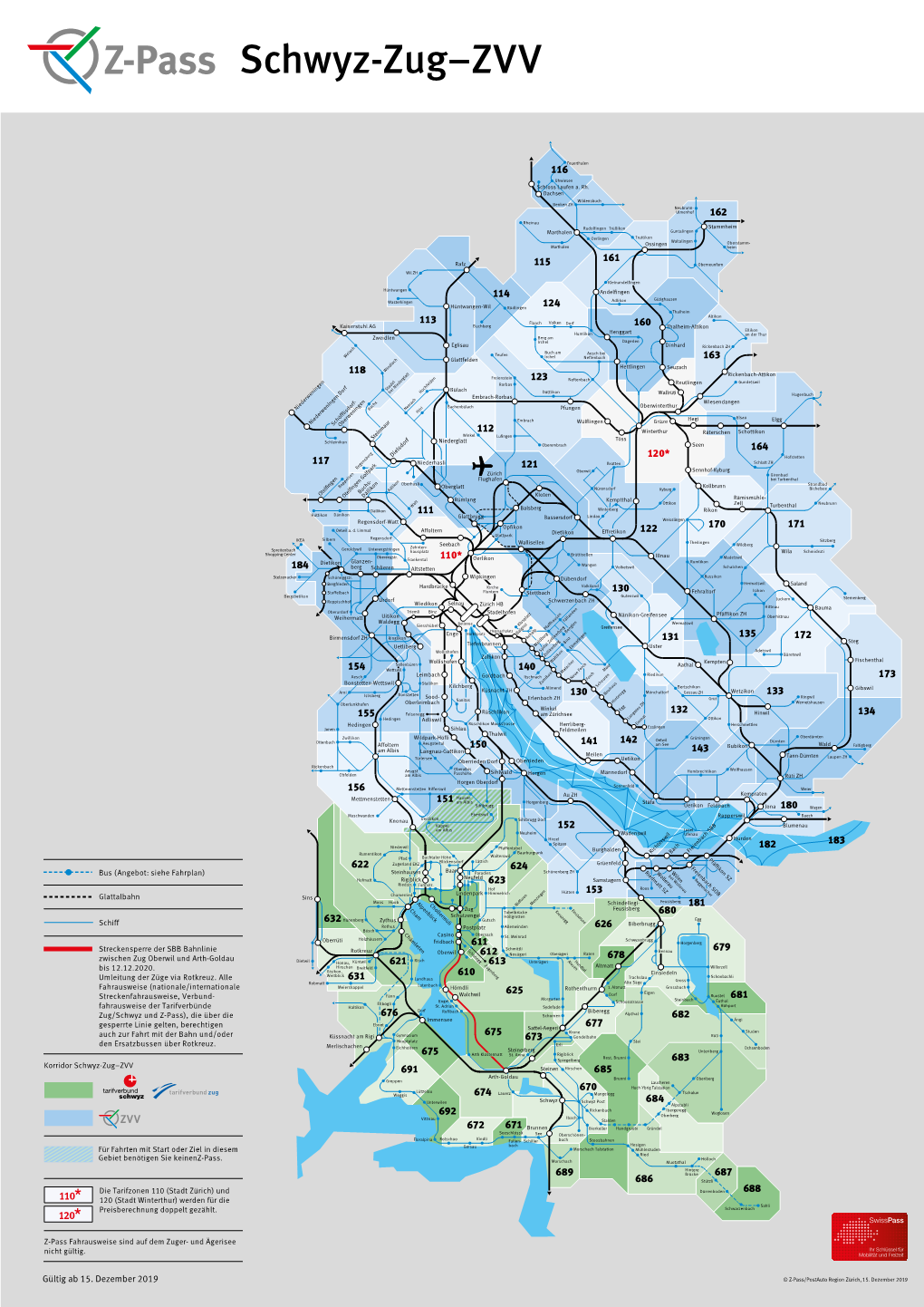 Schwyz-Zug–ZVV Nicht Gültig