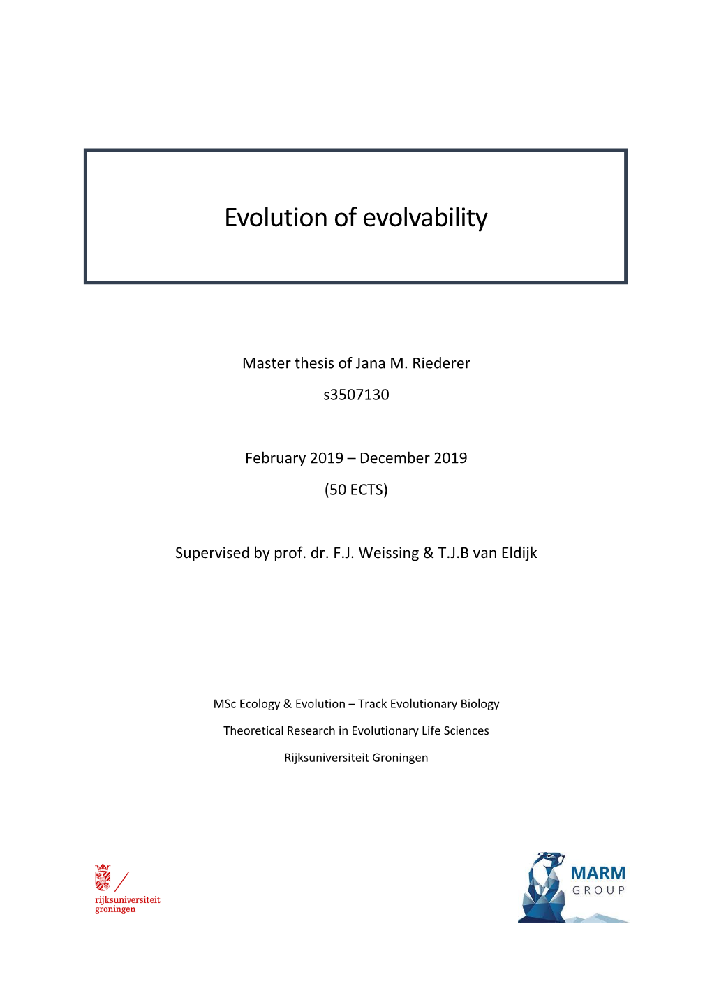 Evolution of the Mutation Rate