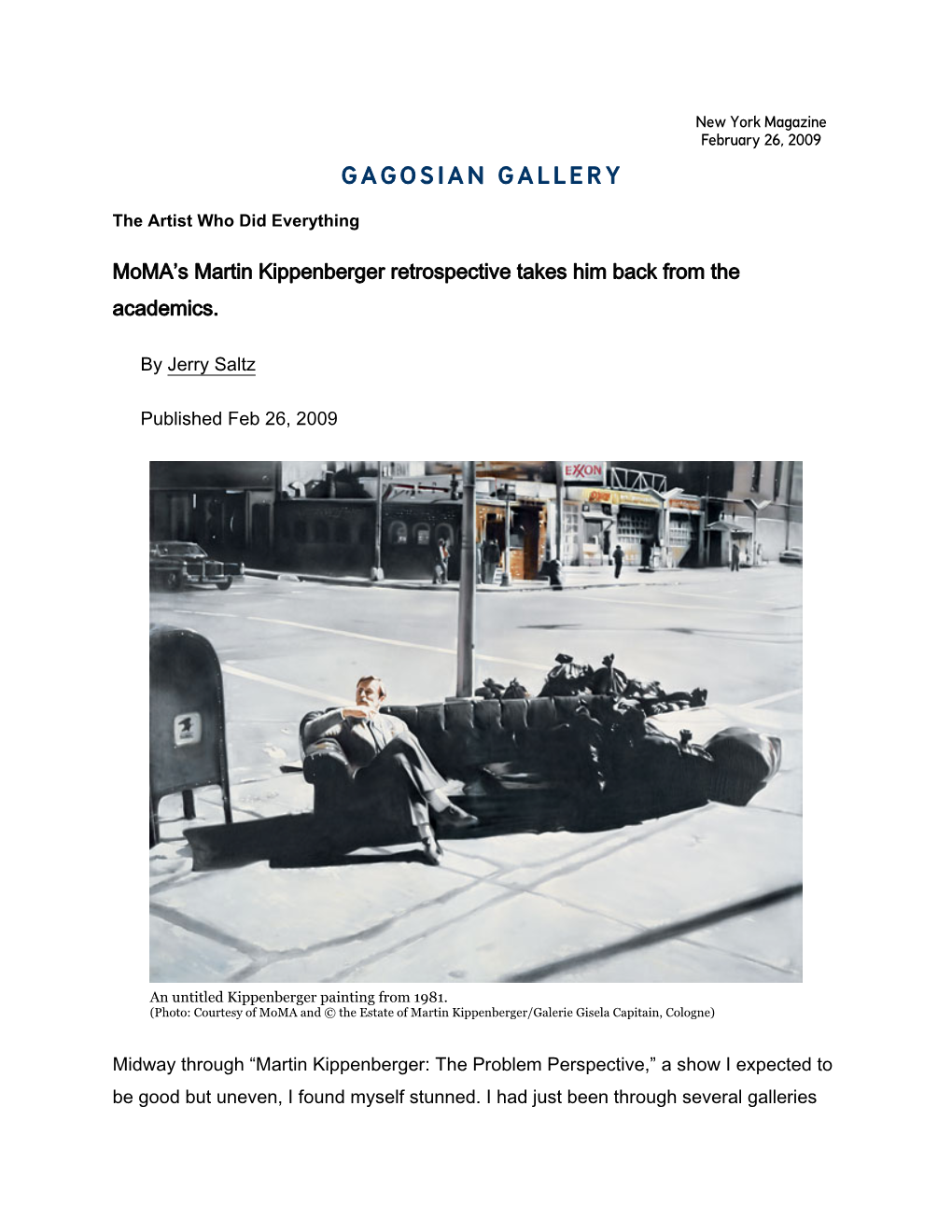 Gagosian Gallery