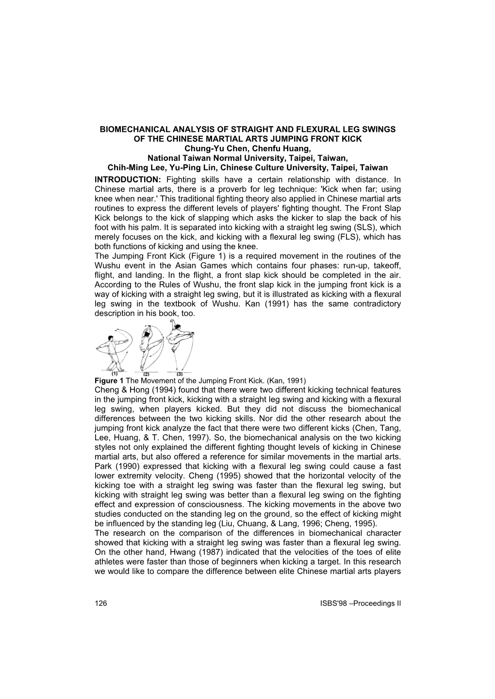 Biomechanical Analysis of Straight and Flexural Leg Swings