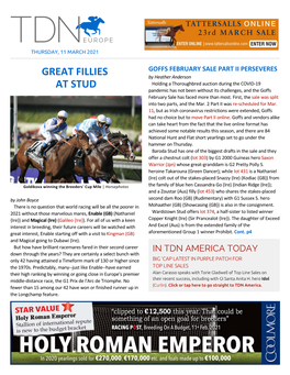 Tdn Europe • Page 2 of 10 • Thetdn.Com Thursday • 11 March 2021