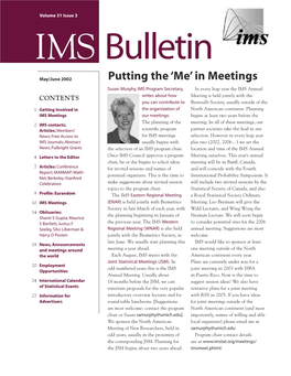 IMS Bulletin 31(3)