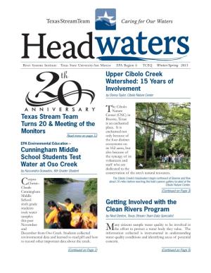 Upper Cibolo Creek Watershed: 15 Years of Involvement by Donna Taylor, Cibolo Nature Center