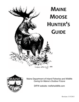 Maine Moose Hunter's Guide