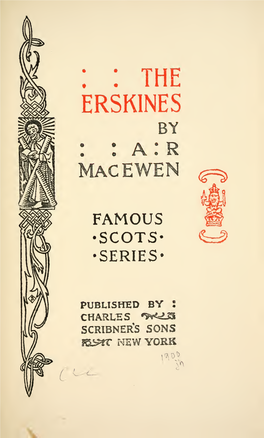 THE ERSKINES by Macewen