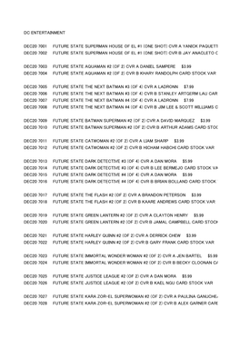 Dc Entertainment Dec20 7001 Future State Superman House of El #1 (One Shot) Cvr a Yanick Paquette $5.99 Dec20 7002