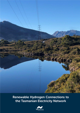 Renewable Hydrogen Connections to the Tasmanian Electricity Network