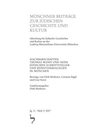 Münchner Beiträge Zur Jüdischen Geschichte Und Kultur