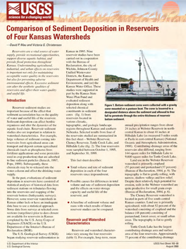 Comparison of Sediment Deposition in Reservoirs of Four Kansas Watersheds David P