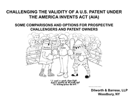 Challenging the Validity of a Us Patent Under the America Invents