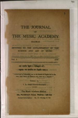 The Journal the Music Academy