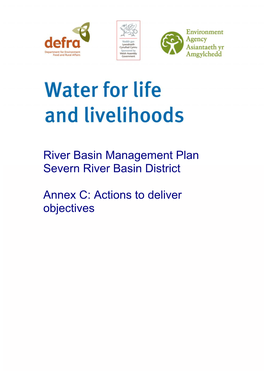 River Basin Management Plan Severn River Basin District