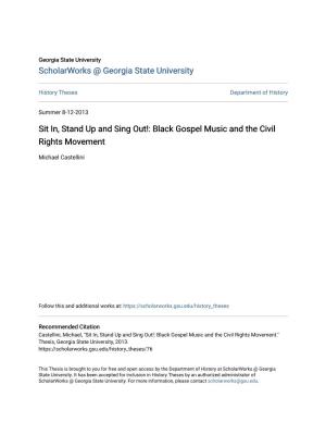 Black Gospel Music and the Civil Rights Movement