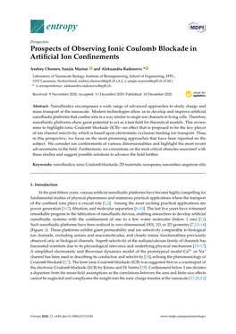 Prospects of Observing Ionic Coulomb Blockade in Artificial Ion