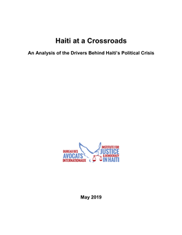 Haiti at a Crossroads