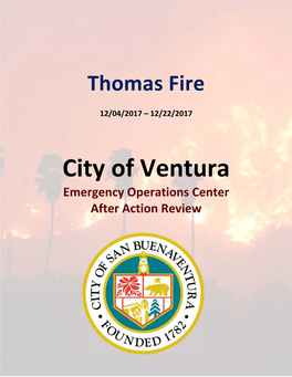 Thomas Fire – After Action Review