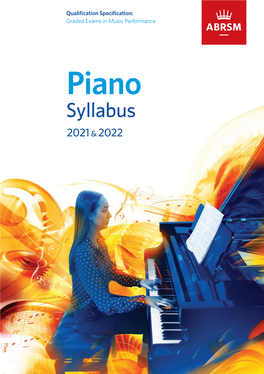 ABRSM Piano Syllabus 2021 & 2022
