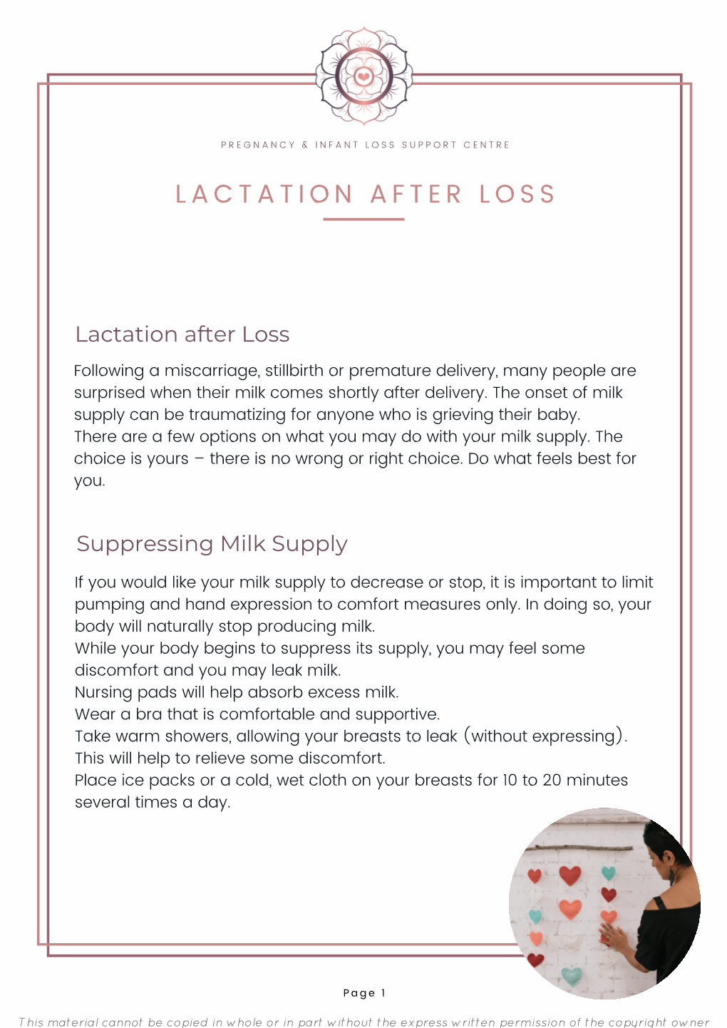 Lactation After Loss