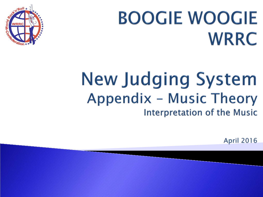Boogie Woogie NJS – Music Theory