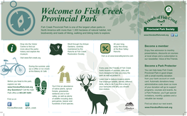 Welcome to Fish Creek Provincial Park
