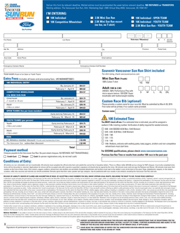 Payment Method 10K Estimated Time Souvenir