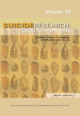 Suicide Research and Prevention