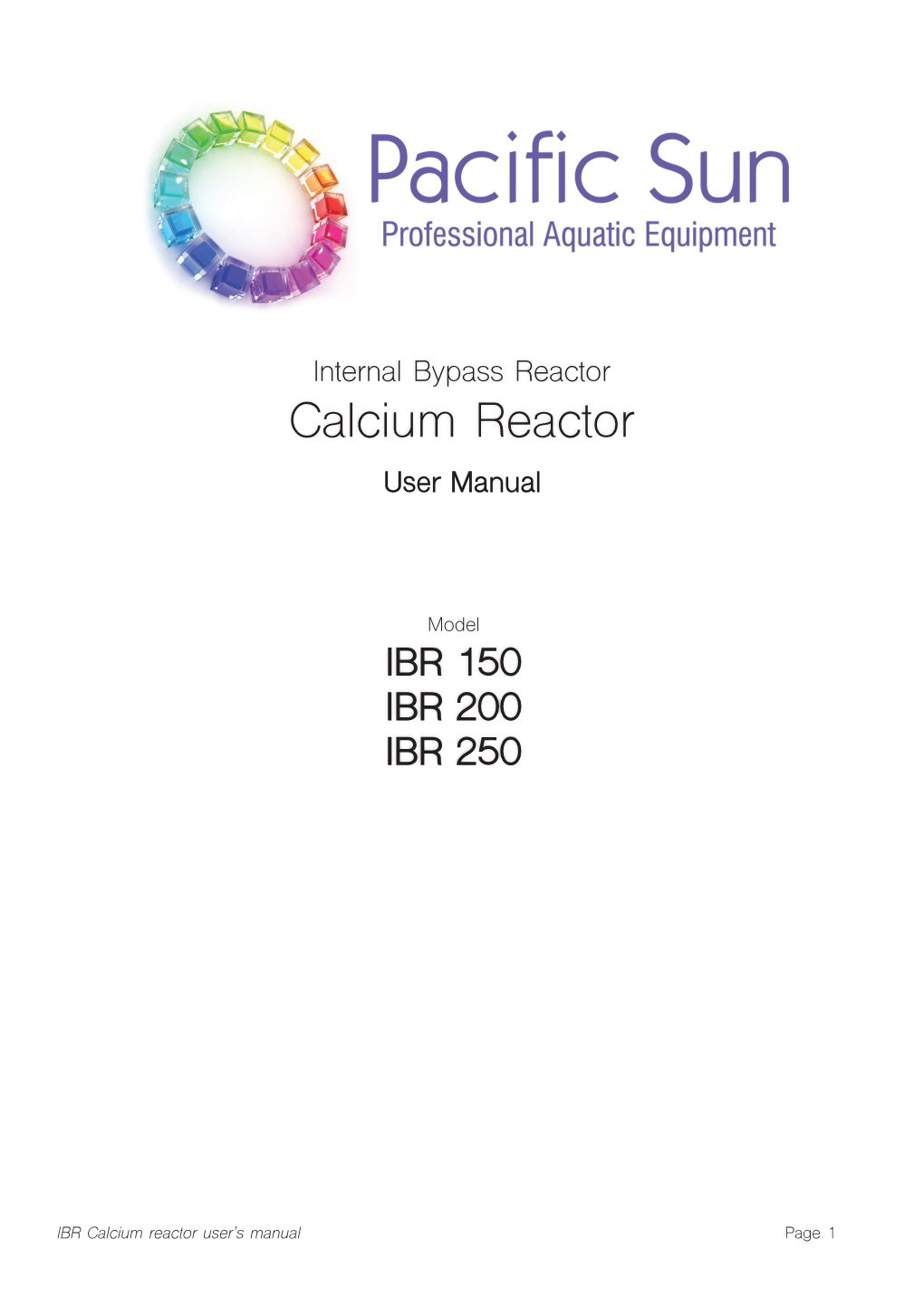 Calcium Reactor User Manual