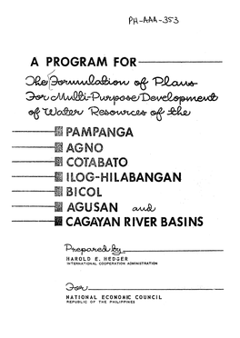 Cagayan River Basins