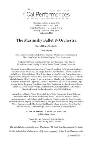 The Mariinsky Ballet & Orchestra